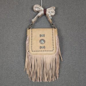 Montana West Tan Crossbody Bag with Fringe